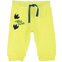 Pantaloni|Chicco Pantaloni Lunghi In Felpa Giallo Chiaro