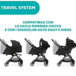 Passeggini|Chicco Passeggino We Cool Grey