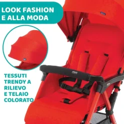 Passeggini|Chicco Passeggino Ohlal 3 Red Passion
