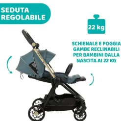 Passeggini|Chicco Passeggino One4Ever Green Gem