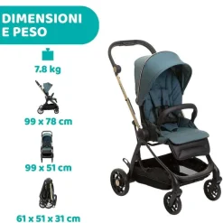 Passeggini|Chicco Passeggino One4Ever Green Gem