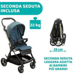 Passeggini|Chicco Passeggino One4Ever Green Gem