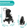 Passeggini|Chicco Passeggino One4Ever Pirate Black