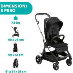 Passeggini|Chicco Passeggino One4Ever Silverleaf