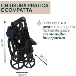 Passeggini|Chicco Passeggino Seety Oxford Blue