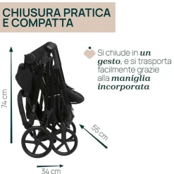 Passeggini|Chicco Passeggino Seety Etna Black