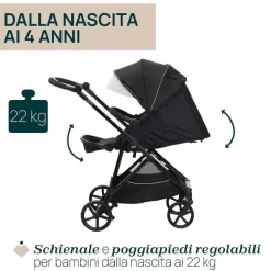 Passeggini|Chicco Passeggino Seety Etna Black