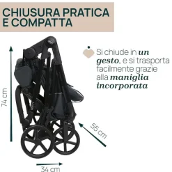 Passeggini|Chicco Passeggino Seety Boston Grey