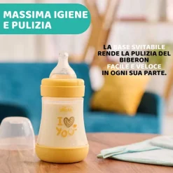 Biberon|Chicco Perfect 5 Biberon 150 Ml - Flusso Lento Giallo