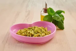 Piatti E Posate|Chicco Piatto Cuore In Silicone Con Ventosa Rosa