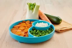 Piatti E Posate|Chicco Piatto In Silicone Con Ventosa Rosa