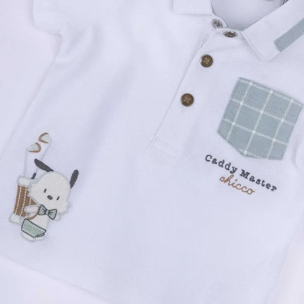 Polo|Chicco Polo Con Manica Corta E Taschina