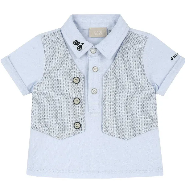 Polo|Chicco Polo Manica Corta Con Gilet