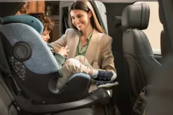 Seggiolini Auto Neonato|Chicco Seggiolino Auto Bi-Seat Air & Full 360 I-Size Base (40-150 Cm) Black Air