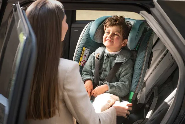 Seggiolini Auto Neonato|Chicco Seggiolino Auto Bi-Seat Air & Full 360 I-Size Base (40-150 Cm) Teal Blue