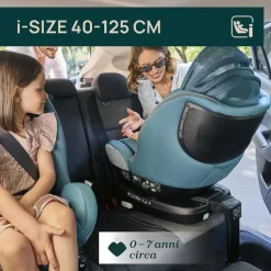 Seggiolini Auto Neonato|Chicco Seggiolino Auto Seat3Fit Air (40-125 Cm) Graphite Melange