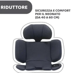 Seggiolini Auto Neonato|Chicco Seggiolino Auto Unico Evo (40-150 Cm) India Ink