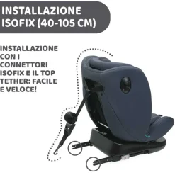Seggiolini Auto Neonato|Chicco Seggiolino Auto Unico Evo (40-150 Cm) India Ink