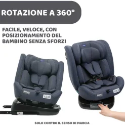 Seggiolini Auto Neonato|Chicco Seggiolino Auto Unico Evo (40-150 Cm) India Ink