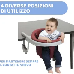 Seggioloni|Chicco Seggiolino Da Tavolo 360 Red Passion