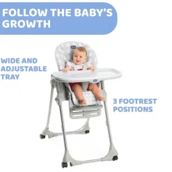 Seggioloni|Chicco Seggiolone Polly Easy Giraffe