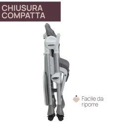 Seggioloni|Chicco Seggiolone Polly Easy Grey Melange