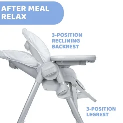 Seggioloni|Chicco Seggiolone Polly Easy Grey Melange