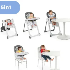 Seggioloni|Chicco Seggiolone Polly Progres5 Cherry