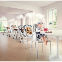 Seggioloni|Chicco Seggiolone Polly Progres5 Grey Melange