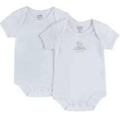 Body|Chicco Set Body Intimo Bianco E Azzurro