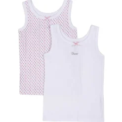 Body|Chicco Set Canottiere Con Spallina Larga E Fiocchetto