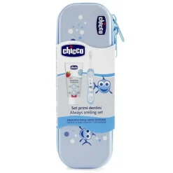 Igiene Orale|Chicco Set Primi Dentini Azzurro