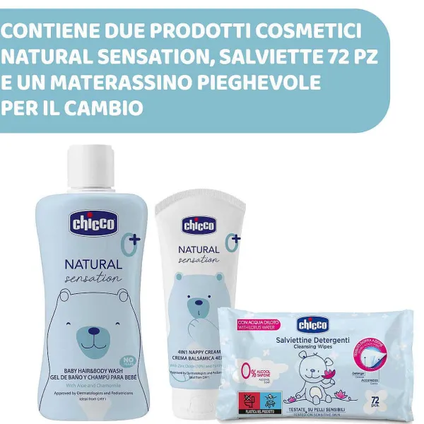 Set Cosmetica|Chicco Set Zaino Natural Sensation