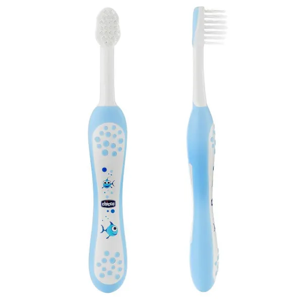 Igiene Orale|Chicco Spazzolino Da Denti 6-36 M Multicolore Azzurro