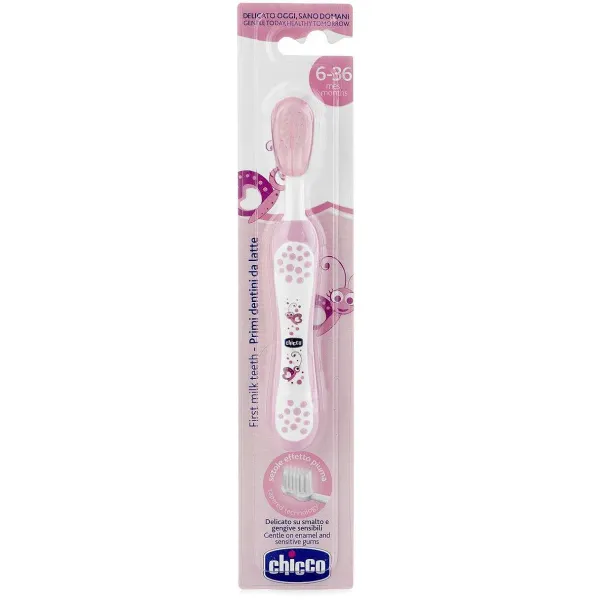 Igiene Orale|Chicco Spazzolino Da Denti 6-36 M Multicolore Rosa