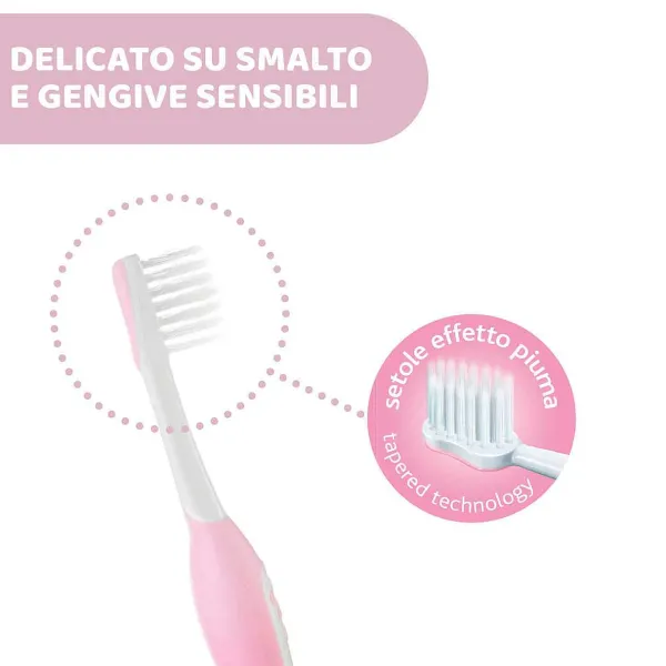 Igiene Orale|Chicco Spazzolino Da Denti 6-36 M Multicolore Rosa