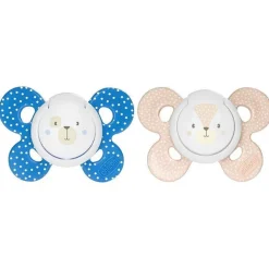 Succhietti Physioforma|Chicco Succhietto Physioforma® Comfort 6-16M (2 Pcs) Silicone Dog And Fox