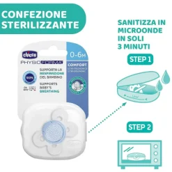 Succhietti Physioforma|Chicco Succhietto Physioforma® Comfort 0-6M (1 Pcs) Silicone Rabbit