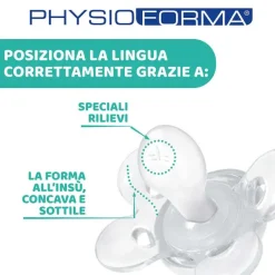 Succhietti Physioforma|Chicco Succhietto Physioforma® Comfort 16-36M (1 Pcs) Silicone Tiger