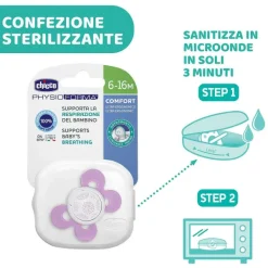 Succhietti Physioforma|Chicco Succhietto Physioforma® Comfort 16-36M (1 Pcs) Silicone Seal