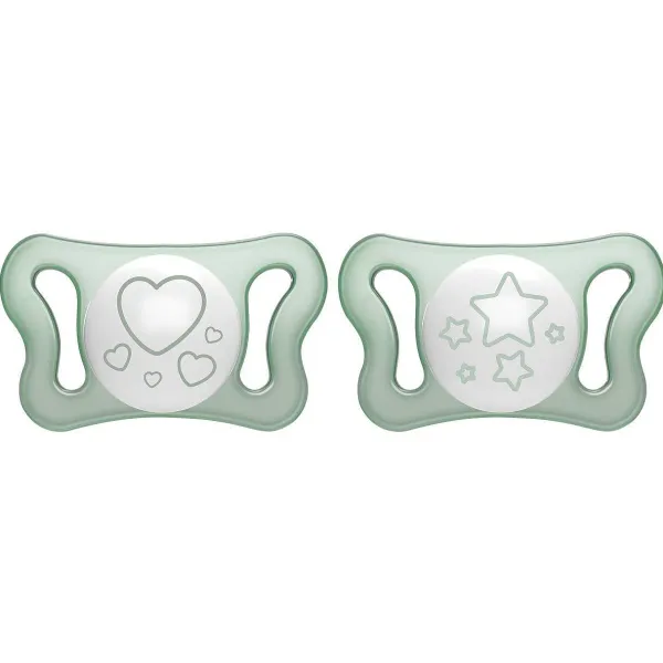 Succhietti Physioforma|Chicco Succhietto Physioforma® Micr 0-2M (2 Pcs) Cuori- Stelle