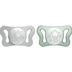 Succhietti Physioforma|Chicco Succhietto Physioforma® Micr 0-2M (2 Pcs) Nuvole - Stelle