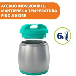 Thermos E Contenitori|Chicco Thermos Porta Pappa Rosa