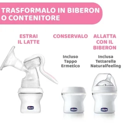 Tiralatte|Chicco Tiralatte Manuale Naturalfeeling