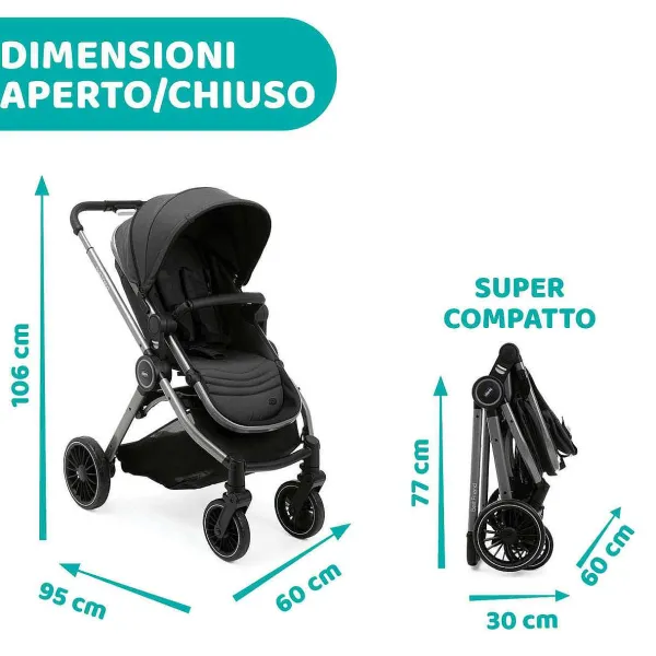 Trio E Sistemi Modulari|Chicco Trio Best Friend Pro Con Kory Essential Pirate Black