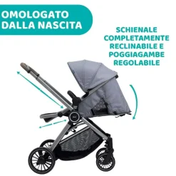 Trio E Sistemi Modulari|Chicco Trio Best Friend Pro Con Kory Essential Magnet Grey