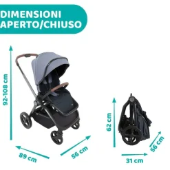 Trio E Sistemi Modulari|Chicco Trio Mysa Con Kory Essential Royal Blue
