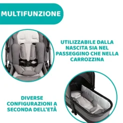 Trio E Sistemi Modulari|Chicco Trio Mysa Con Kory Essential Silver Grey