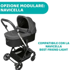 Trio E Sistemi Modulari|Chicco Trio One4Ever Con Kory Essential Pirate Black