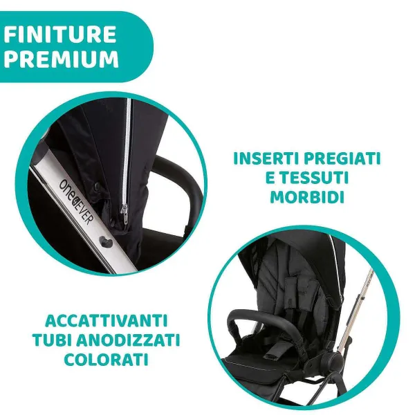 Trio E Sistemi Modulari|Chicco Trio One4Ever Con Kory Essential Pirate Black